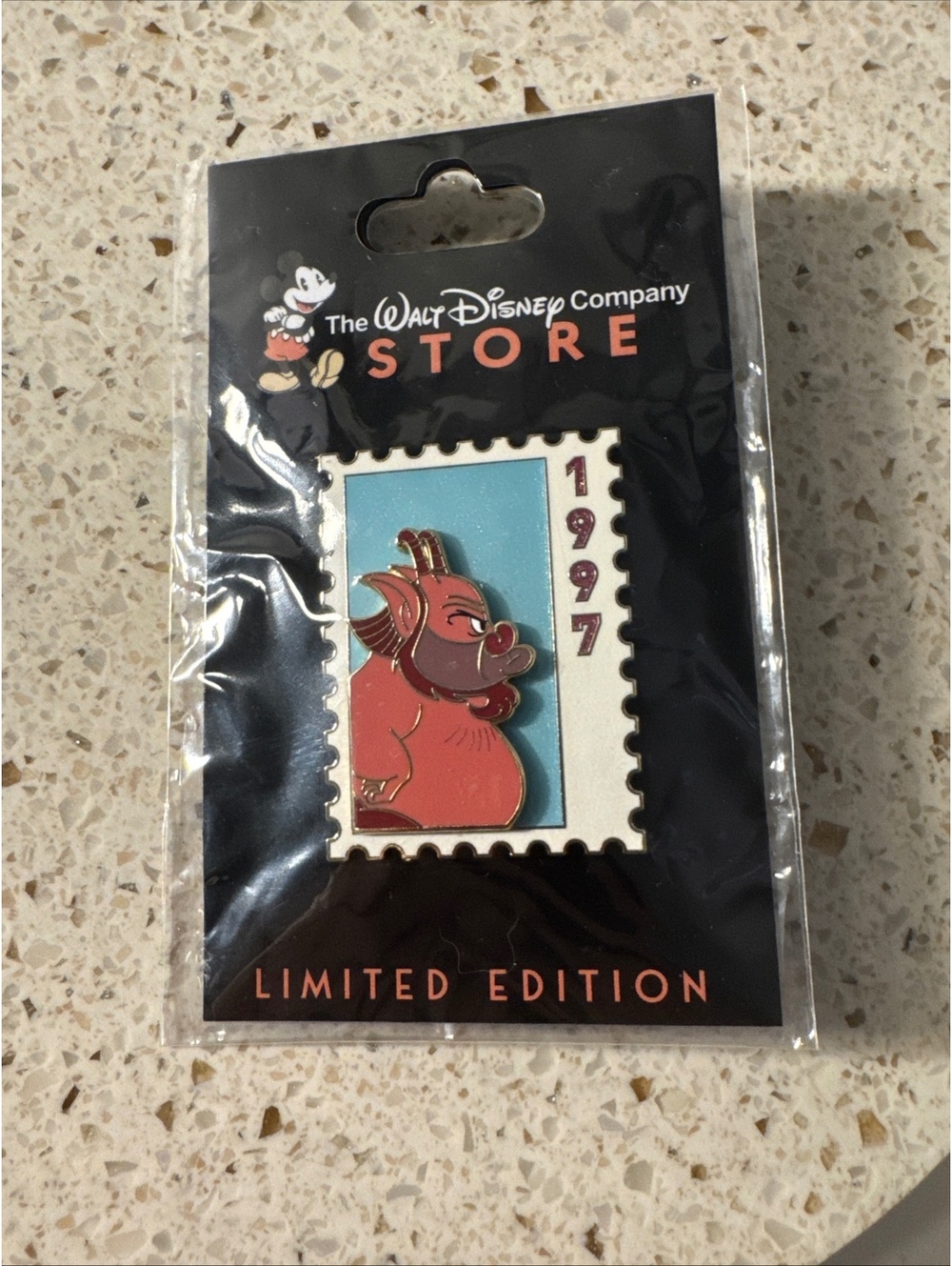DEC TWDC Commemorative Animal Stamp Phil LE Pin from Hercules